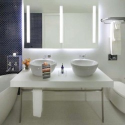 Triple Fusion 48" x 40" Lighted Mirror FUSTRI4840