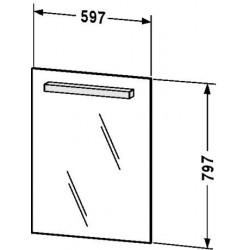 Fogo 23 1/2" Mirror With Lighting FO 9614