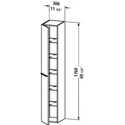 Duravit X-Large Tall Cabinet  XL 1135 L/R