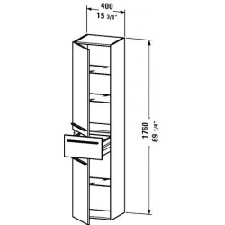 Duravit X-Large Tall Cabinet  XL 1131 L/R