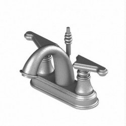 Jasmin 4" Center Lavatory Set with Scroll Handles 1BJSS