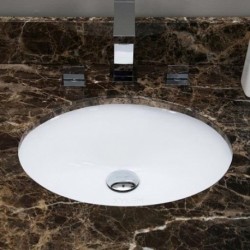 Ryvyr Undermount Oval Cermaic Sink CUM177OV