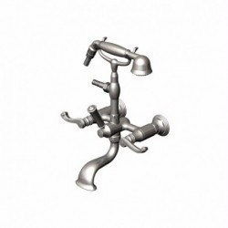 Etruscan Wall Mount Tub Filler with Hand Held Shower 3WETL