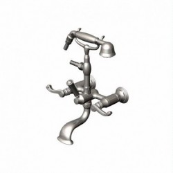 Etruscan Wall Mount Tub Filler with Hand Held Shower 3WETC