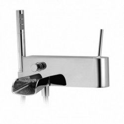 Loveme wallmount single-hole tub filler with handshower 32004