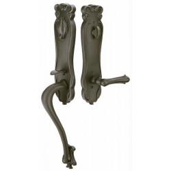 Art Nouveau Tubular Handleset