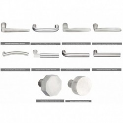 Zeus Stainless Steel Tubular Handleset
