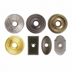 Melon Knob Classic Brass Passage Knobset