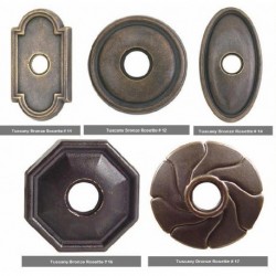 Octagon Knob Lost Wax Cast Bronze Passage Knobset