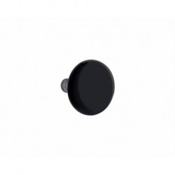 Black Madison Knob Wrought Steel Passage Knobset