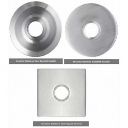 Octagon Stainless Steel Passage Knobset