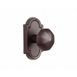 Octagon Knob Lost Wax Cast Bronze Privacy Knobset