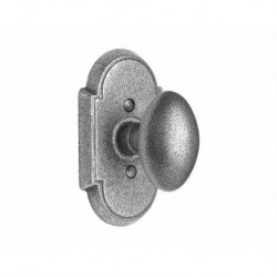 Savannah Knob Wrought Steel Privacy Knobset