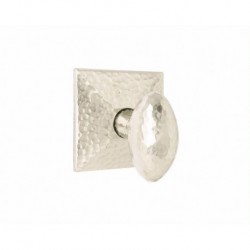 Hammered Egg Knob Privacy Knobset