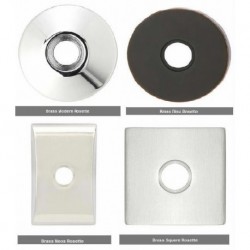 Georgetown Knob Crystal Privacy Knobset