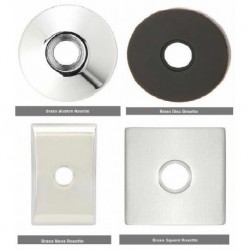 Astoria Clear Knob Crystal Privacy Knobset