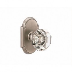 Old Town Clear Knob Crystal Privacy Knobset