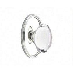 Hampton Knob Crystal Privacy Knobset