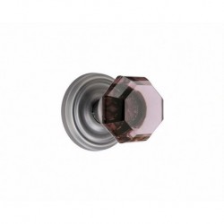 Old Town Violet Knob Crystal Privacy Knobset