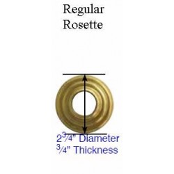 Cortina Brass Key Leverset / Regular Rosette