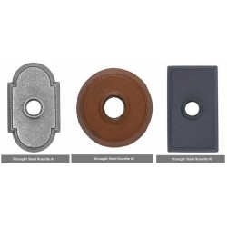 San Carlos Lever Wrought Steel Privacy Leverset