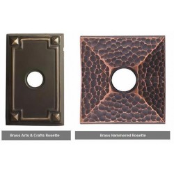 Arts & Crafts Lever Privacy Leverset