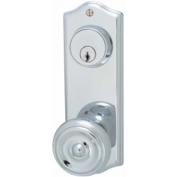 Colonial 3 5/8" Center Keyed Lockset