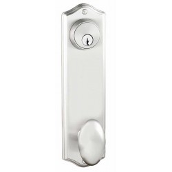 Colonial 5 1/2" Center Keyed Lockset