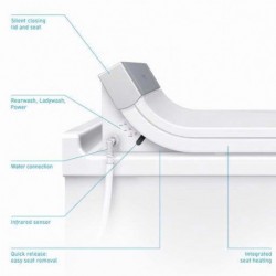 Starck 3 Wall Mounted Toilet 14 5/8" 222609