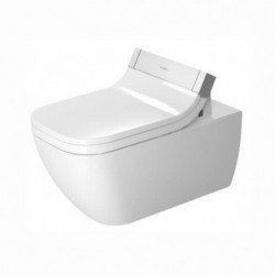 Duravit Happy D.2 Wall Mount Toilet with Sensowash Happy D.2 Shower Toilet Seat  610300 /  255059