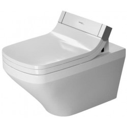 Duravit DuraStyle Wall Mount Toilet with DuraStyle SensoWash Shower Toilet Seat - 2537590092 / 610200001001300