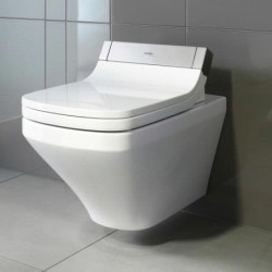 Duravit DuraStyle Wall Mount RimlessToilet with DuraStyle SensoWash Shower Toilet Seat - 2542590092 / 610200001001300