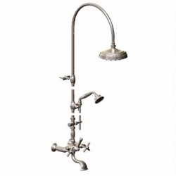 Raven Wall Mount Tub and Shower with Hand Held Shower 2WRVL