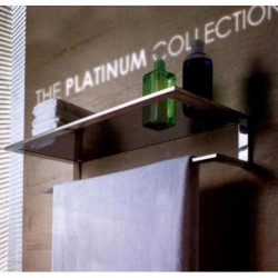 Glass Shelf with Towel Bar PL621/ PL621SAT