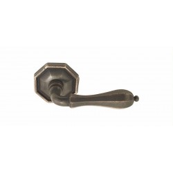 Octagon Lever Lost Wax Cast Bronze Passage Leverset