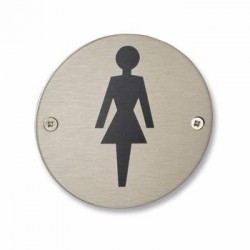 Cool Line Stainless Steel Ladies Sign 870301
