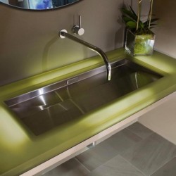 Ebb Concept Illuminated Wall-Mounted Sink 9112-WM