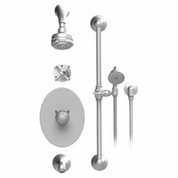 Flemish Temperature Control Tub & Shower Set 23FMC