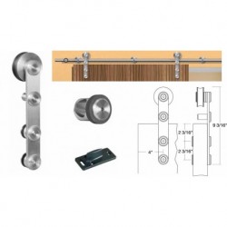 Amba Slick I  Guide Rail Hardware For Wood Doors USU95