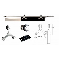 Amba Tritec Guide Rail Hardware For Wood Doors USU65