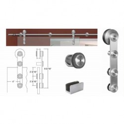 Amba Slick I  Guide Rail Hardware For Glass Doors USU94