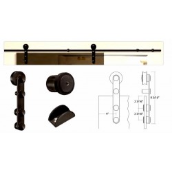 Amba Antra I  Guide Rail Hardware For Glass Doors USU46