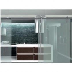 Amba Unotec Home Guide Rail Hardware For Glass Doors USU34