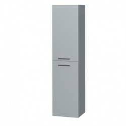 Wall-Mounted Bathroom Storage Cabinet in Dove Gray (Two-Door)