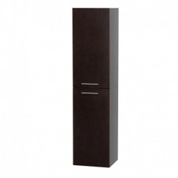 Bathroom Wall-Mounted Storage Cabinet in Espresso (Two-Door)