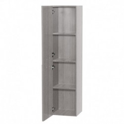 Bathroom Wall-Mounted Storage Cabinet in Gray Oak (Two-Door)