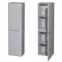 Wall-Mounted Bathroom Storage Cabinet in Gray (Two-Door)