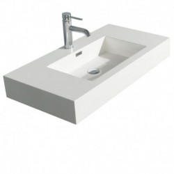 36 inch Single Bathroom Vanity in Dove Gray, Acrylic Resin Countertop, Integrated Sink, and 24 inch Mirror