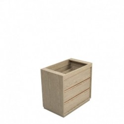 36 inch Single Bathroom Vanity in Ash Gray, No Countertop, No Sink, and No Mirror