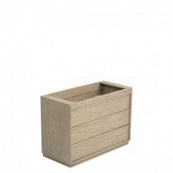 48 inch Single Bathroom Vanity in Ash Gray, No Countertop, No Sink, and No Mirror